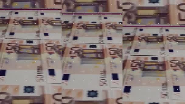 Dinheiro Colagem Animação — Vídeo de Stock