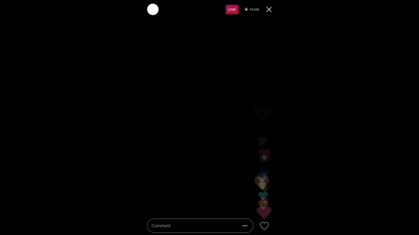 Instagram Stories Animation Overlay Alpha Channel — Stock Video