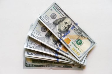 Paralı arka plan Amerikan 100 dolarlık banknotlar