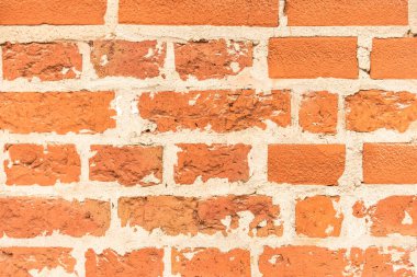 Tuğla siyah duvar dokusu. Eski bir tuğla evin arka planı.