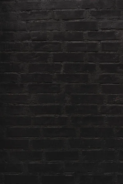 Ziegelstein Schwarze Wand Textur Hintergrund Eines Alten Backsteinhauses — Stockfoto