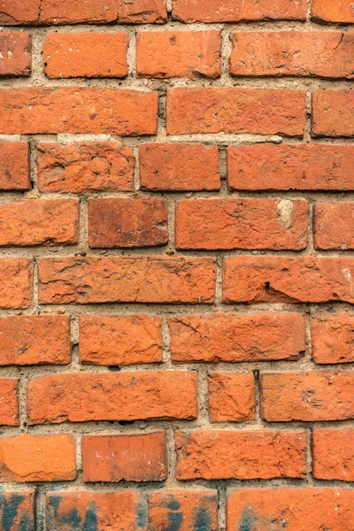 Baksteen Rode Muur Textuur Achtergrond Van Een Oud Bakstenen Huis — Stockfoto