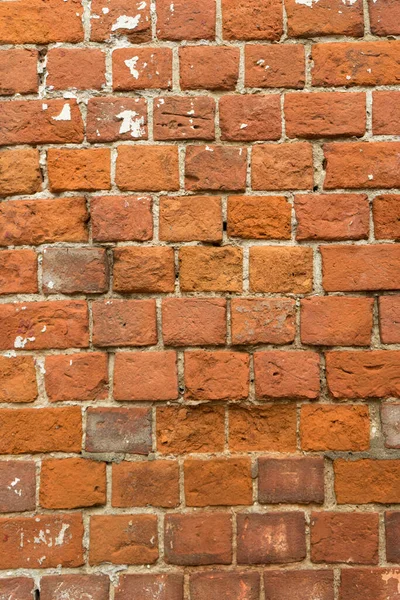 Grungy Oude Rode Baksteen Muur Textuur Achtergrond Met Verslechtering Van — Stockfoto