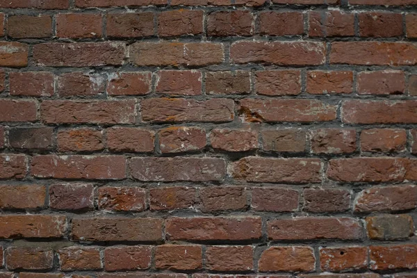 Oude Bakstenen Muur Textuur Achtergrond Van Een Oud Bakstenen Huis — Stockfoto