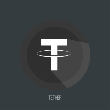 Şifreli para bloklama simgesini bağla. Vektör simgesi. İnternet parası Sanal elektronik, İnternet parası veya kripto para sembolü, logo