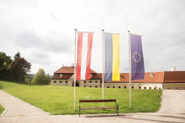 Igreja Gotweig Mosteiro Beneditino Perto Krems Baixa Áustria — Fotografia de Stock