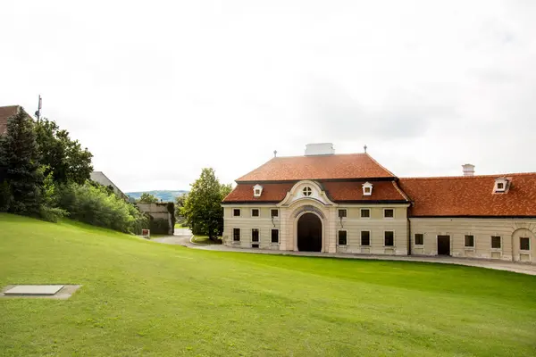 Готвейгская Церковь Бенедиктинский Монастырь Возле Кремса Нижней Австрии — стоковое фото