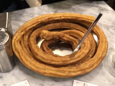 Churros Spanien Madrid Tatlısı