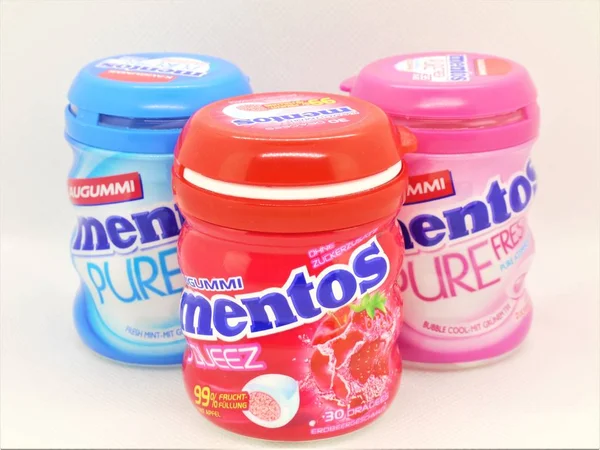 Mentos Gomme Mâcher Sans Sucre — Photo