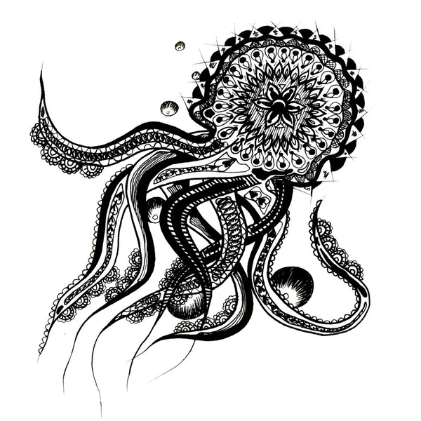 El dövme tarzısiyah beyaz jöle boğulmak