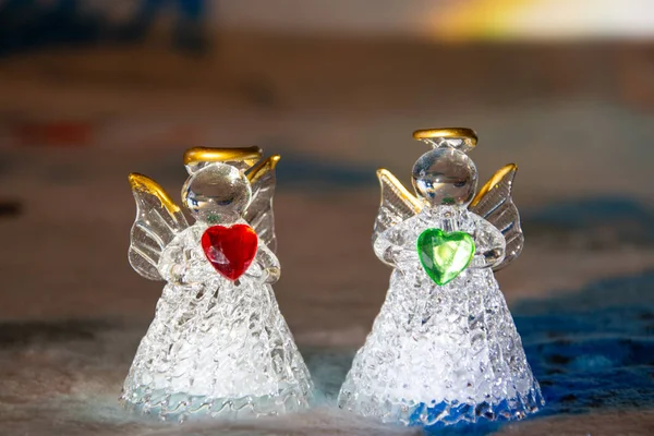 Crystal Angels and New Year Fir