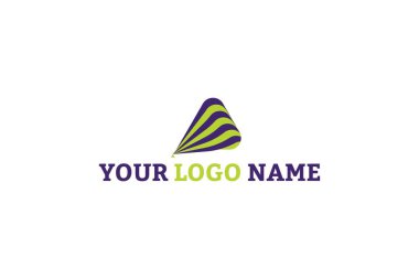 Renkli logo tasarımı vektör illüstrasyon. Beyaz arka planda yalıtılmış.