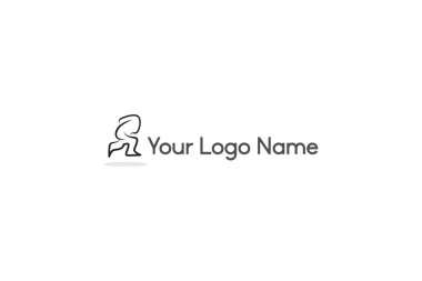 Ok logo tasarımı vektör illüstrasyon. Beyaz arka planda yalıtılmış.