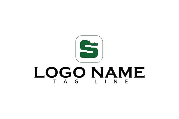 Vektor Illustration Des Buchstaben Logo Design Isoliert Auf Weißem Hintergrund — Stockvektor