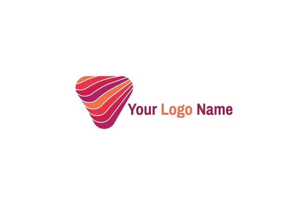 Ilustración Vectorial Del Diseño Colorido Del Logotipo Aislado Sobre Fondo — Vector de stock