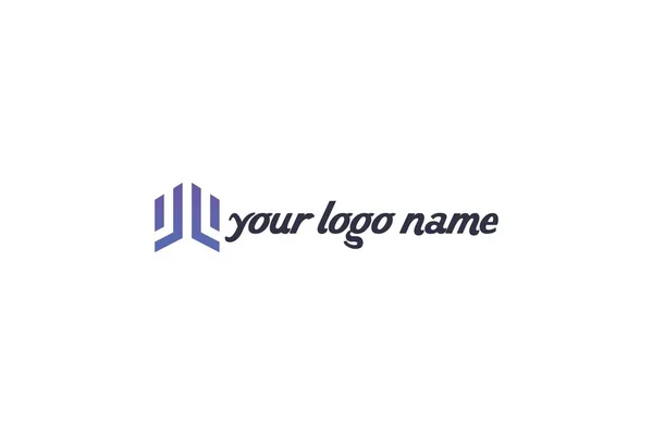 İş logosu tasarım şablonunun vektör çizimi. Beyaz arka planda yalıtılmış.
