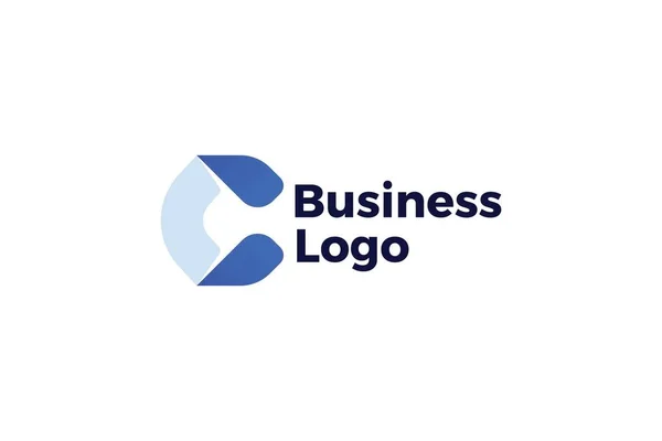 C harfi logo tasarımı. Beyaz arka planda yalıtılmış.