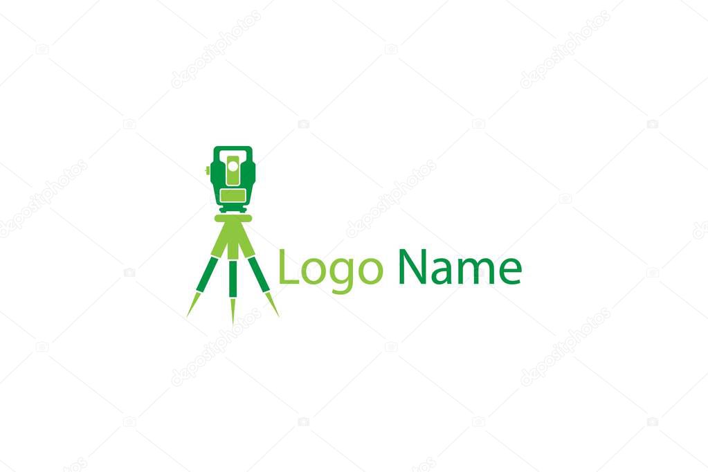 Theodolite icon. Simple illustration of theodolite vector icon for web design. Isolated on white background. 