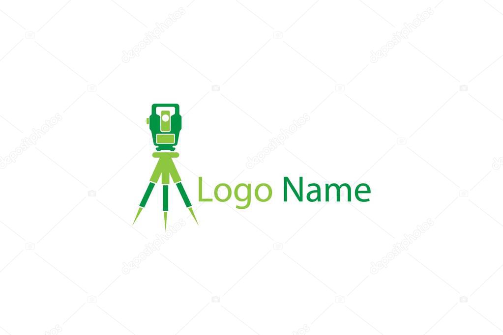Theodolite icon. Simple illustration of theodolite vector icon for web design. Isolated on white background.