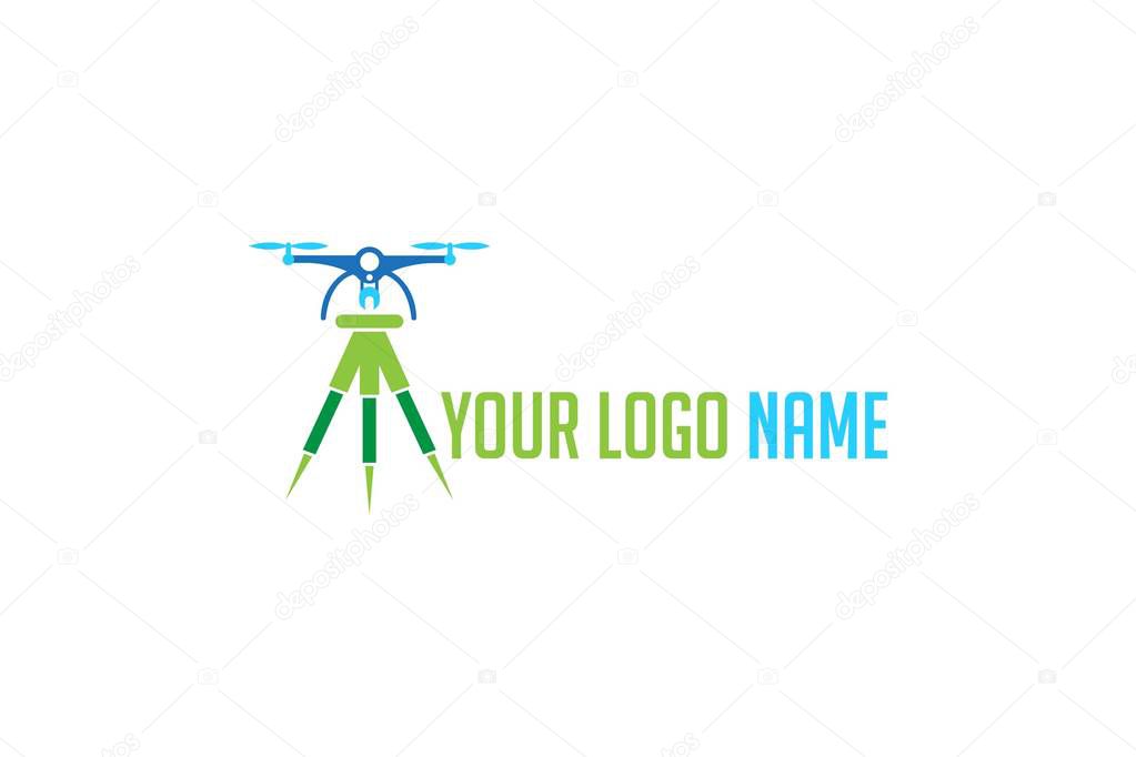 Survey instrument icon. The element of measuring instruments icon design. Isolated on white background. 