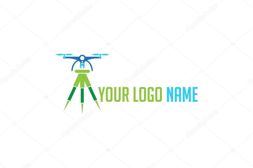 Survey instrument icon. The element of measuring instruments icon design. Isolated on white background.
