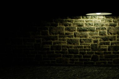 Bilgi için 3d görüntüleme. Işıklandırılmış duvar arkaplanı (2)