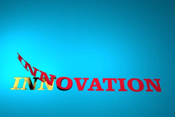 Rendering Innovation Bend — Stock Photo, Image