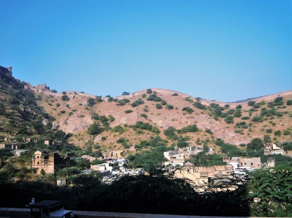 Pevnost Kopci Rajasthan Indii — Stock fotografie