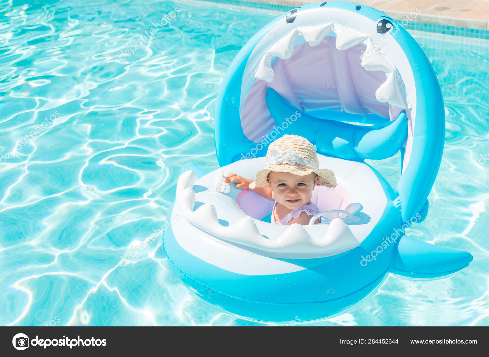 baby pool hat