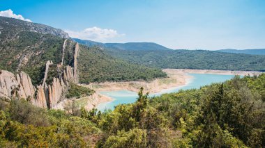 Çin Seddi Finestres, Huesca Eyaleti, Aragon, İspanya.