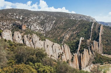 Çin Seddi Finestres, Huesca Eyaleti, Aragon, İspanya.