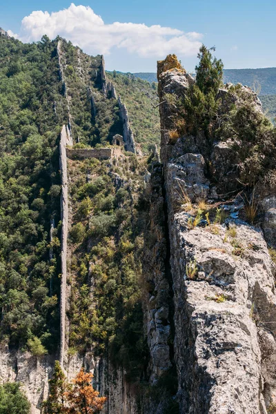 Muro cinese di Finestres, provincia di Huesca, Aragona, Spagna . — Foto Stock