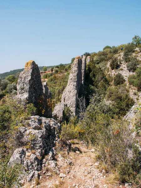 Mur Chiński Finestres, Prowincja Huesca, Aragonia, Hiszpania. — Zdjęcie stockowe