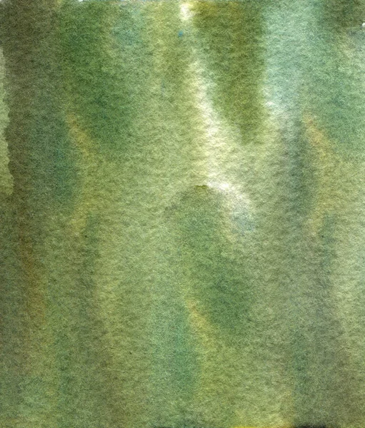 Akvarel Abstraktní Textura Papíře Zelená Barva — Stock fotografie