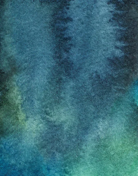 Aquarell Abstrakte Textur Auf Papier Farbe Dunkelblau — Stockfoto