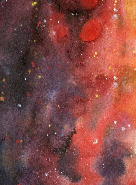 Watercolor abstract texture, like galaxy