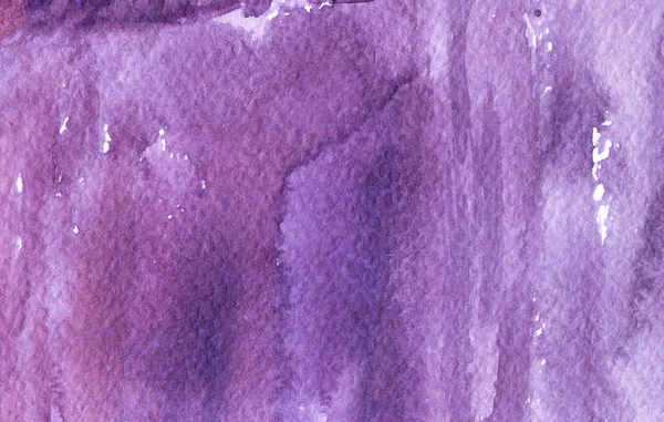 Watercolor abstract texture on paper, color violet