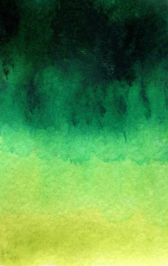 kağıt rengi germe koyu yeşil ve yeşil suluboya doku
