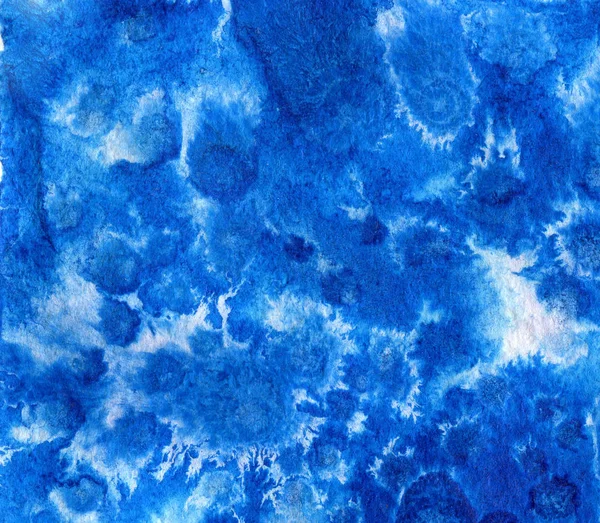 watercolor texture in paper color blue