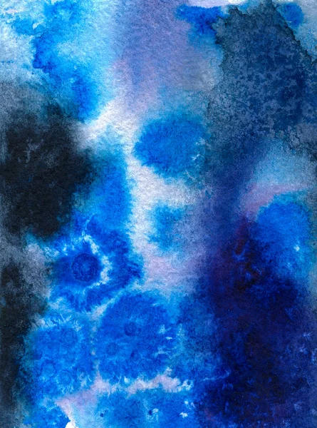 watercolor texture in paper color blue and black