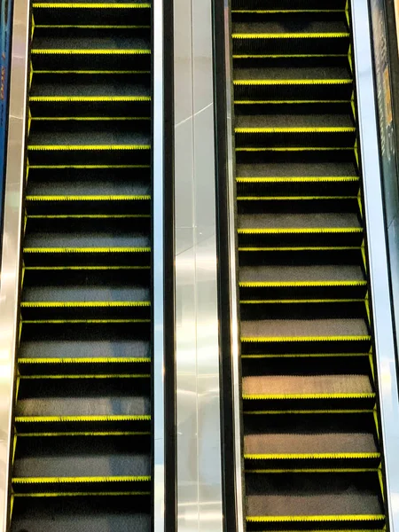 Escalator in mall for texture background — Stock Photo, Image