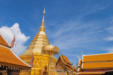 Wat Phra Bu DOI Suthep ya da Golden pagoda Chiangmai, Tayland.
