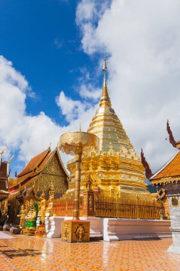 Wat Phra Bu DOI Suthep ya da Golden pagoda Chiangmai, Tayland.