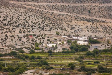 Himalaya görünümü Jomsom, üst Mustang, Nepal.