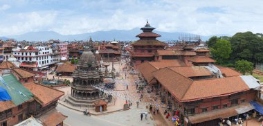 Katmandu, Nepal - 19 Eylül 2015: Patan Durbar Meydanı, Nepal üzerinde 19 Eylül 2015.