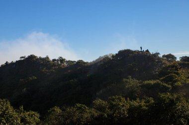 Manzaralı alanının Chiang dao dağ, Chiang mai, Tayland.