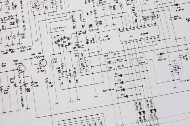 Elektronik Mühendisliği çizim veya devre şematik