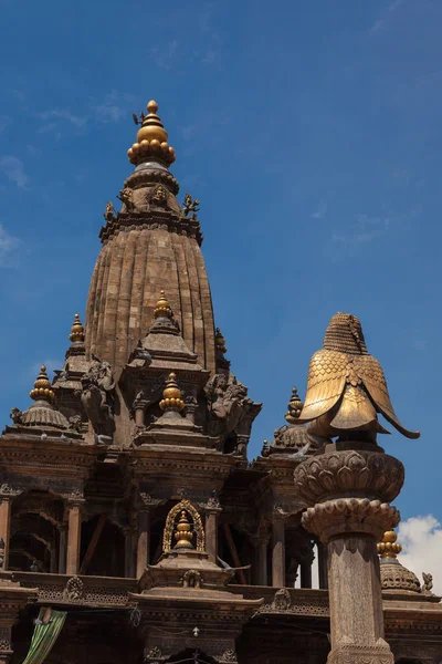 Architektura Garuda Socha Náměstí Pátan Káthmándú Nepál — Stock fotografie