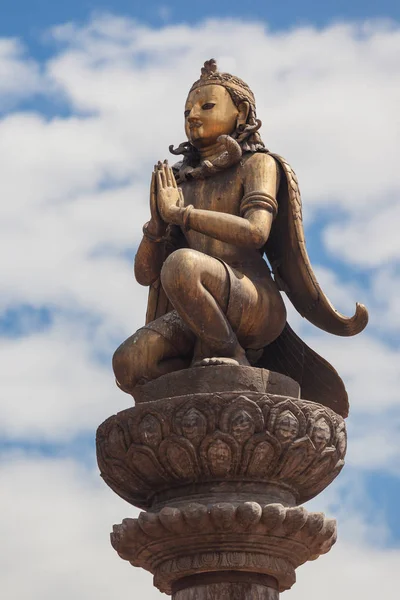 Garuda Statue Patan Square Kathmandu Nepal — Stock Photo, Image