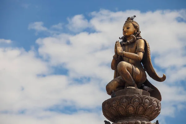 Garuda Statue Patan Square Kathmandu Nepal — Stock Photo, Image